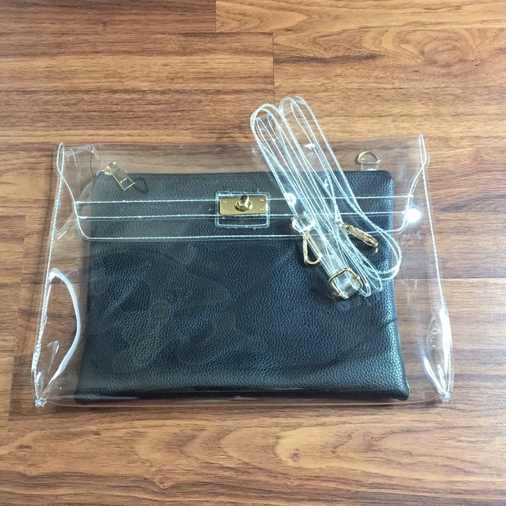 Clear OverSized Clutch